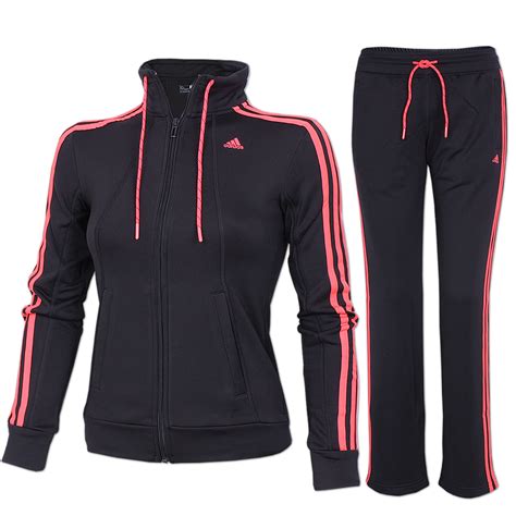 adidas schwarz damen jogginganzug|jogginganzug adidas damen reduziert.